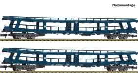 Fleischmann 6260066 - N - 2-tlg. Set Autotransportwagen, DB, Ep. IV